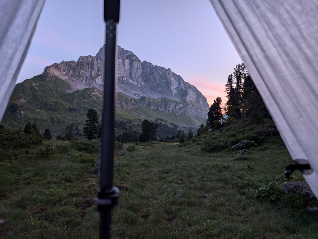 Bild von der Biwakaussicht