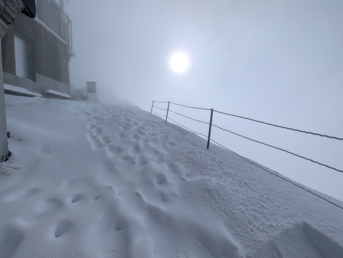 Schnee auf dem Brienzer Rothorn